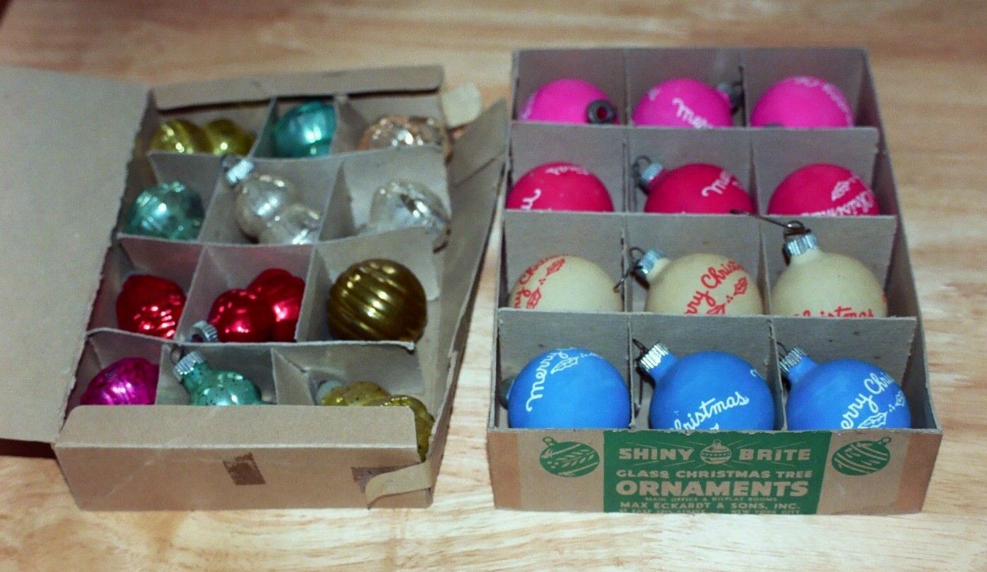 Shiny Brite ornaments